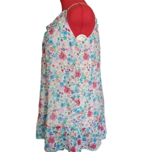 Sézane Sido Liberty Silk-blend Floral Babydoll Dress Size 44 (US 12) - Picture 5 of 11